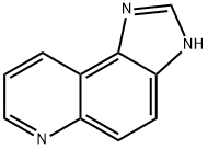 3H-イミダゾ[4,5-f]キノリン 化学構造式