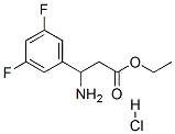 3-氨基-3-(3,5-二氟苯基)丙酸乙酯盐酸盐,149193-87-3,结构式