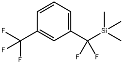 m-(Trimethylsilyldifluoromethyl)-trifluoromethylbenzene Structure