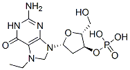 7-ethyl-2'-deoxyguanosine-3'-monophosphate 结构式