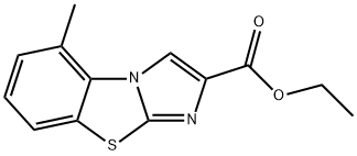 5-METHYLIMIDAZO[2,1-B]BENZOTHIAZOLE-2-CARBOXYLIC ACID ETHYL ESTER 结构式