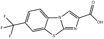 7-(TRIFLUOROMETHYL)IMIDAZO[2,1-B]BENZOTHIAZOLE-2-CARBOXYLIC ACID 结构式