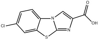 10-chloro-7-thia-2,5-diazatricyclo[6.4.0.0^{2,6}]dodeca-1(8),3,5,9,11-pentaene-4-carboxylic acid 结构式