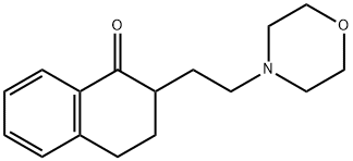 2-(2-MORPHOLINOETHYL)-3,4-DIHYDRONAPHTHALEN-1(2H)-ONE 结构式