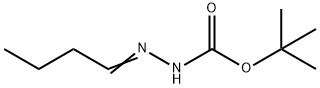 Hydrazinecarboxylic acid, butylidene-, 1,1-dimethylethyl ester (9CI) Structure
