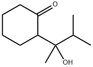 Cyclohexanone,  2-(1-hydroxy-1,2-dimethylpropyl)- Structure