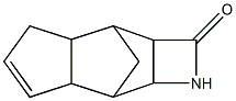 3,7-Methano-2H-indeno[5,6-b]azet-2-one,1,2a,3,3a,4,6a,7,7a-octahydro-,exo,exo-(8CI) 化学構造式