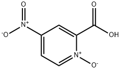 4-ニトロ-2-ピリジンカルボン酸1-オキシド 化学構造式