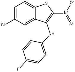 5-클로로-N-(4-플루오로페닐)-2-니트로-벤조티오펜-3-아민