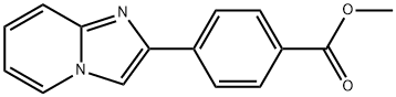 Methyl 4-imidazo[1,2-a]pyridin-2-ylbenzoate 结构式