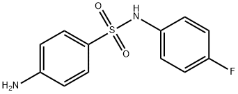 4-氨基-N-(4-氟-苯基)-苯磺酰胺, 1494-85-5, 结构式