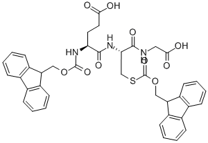 N,S-BIS-FMOC-GLUTATHIONE 化学構造式