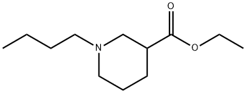 1-丁基-2-乙氧羰基哌啶 结构式