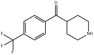 (PIPERIDIN-4-YL)(4-TRIFLUOROMETHYLPHENYL)METHANONE Structure