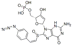 8-(4-azidophenacyl)thio-cyclic GMP,149478-71-7,结构式