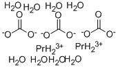 碳酸镨(III)八水合物 结构式