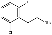 2-CHLORO-6-FLUOROPHENETHYLAMINE Structure
