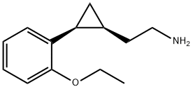 Cyclopropaneethanamine, 2-(2-ethoxyphenyl)-, cis- (9CI),149489-29-2,结构式