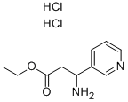 3-氨基-3-(3-吡啶基)丙酸乙酯双盐酸盐, 149498-96-4, 结构式