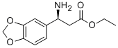 (S)-3-Amino-3-(3,4-methylenedioxyphenyl)propionicacid,ethylester Structure