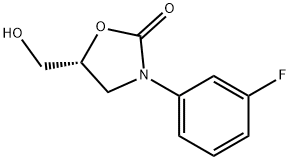 (R)-3-(3-氟苯基)-5-羟甲基恶唑烷-2-酮,149524-42-5,结构式