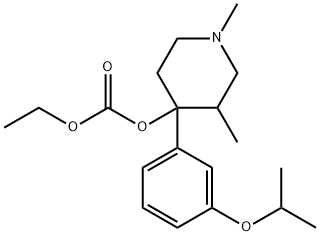 ethyl 4-(3-isopropoxyphenyl)-1,3-diMethylpiperidin-4-yl carbonate Structure