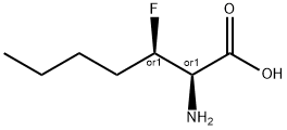 Heptanoic acid, 2-amino-3-fluoro-, (R*,R*)- (9CI) Structure