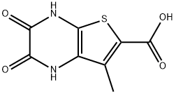 Thieno[2,3-b]pyrazine-6-carboxylic  acid,  1,2,3,4-tetrahydro-7-methyl-2,3-dioxo-,149587-45-1,结构式