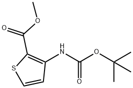 149587-72-4 3-[(TERT-ブチルトキシカルボニル)アミノ]チオフェン-2-カルボン酸メチル