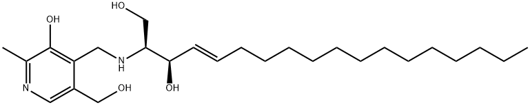 N-(4'-pyridoxyl)sphingosine Structure