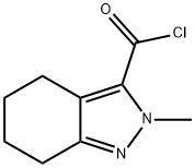 2H-Indazole-3-carbonylchloride,4,5,6,7-tetrahydro-2-methyl-(9CI) Struktur