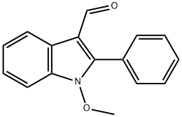 1-methoxy-2-phenyl-1H-indole-3-carbaldehyde Structure