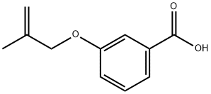 3-((2-METHYLPROP-2-ENYL)OXY)BENZOIC ACID,149609-84-7,结构式