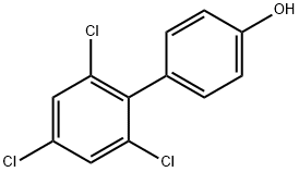 4-HYDROXY-2',4',6'-TRICHLOROBIPHENYL Structure