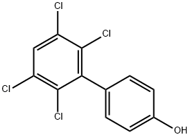 4-Hydroxy-2',3',5',6'-tetrachlorobiphenyl Structure