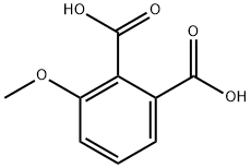 3-甲氧基苯-1,2-二甲酸, 14963-97-4, 结构式