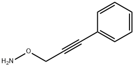 Hydroxylamine, O-(3-phenyl-2-propynyl)- (9CI),149649-90-1,结构式