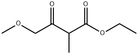 4-METHOXY-2-METHYL-3-OXO-BUTYRICAID ETHYL ESTER Struktur