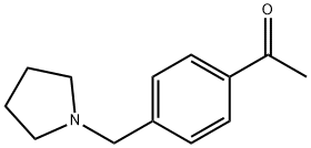 1-(4-PYRROLIDIN-1-YLMETHYL-PHENYL)-ETHANONE,149704-65-4,结构式