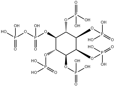 diphosphoric acid, mono[(1alpha,2beta,3alpha,4alpha,5alpha,6beta)-2,3, 4,5,6-pentakis(phosphonooxy)cyclohexyl] ester Structure