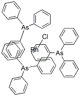 chlorotris(triphenylarsine)rhodium Struktur