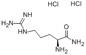 L-アルギニンアミド二塩酸塩 化学構造式