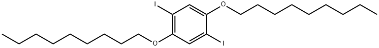 1,4-DIIODO-2,5-BIS(NONYLOXY)BENZENE Struktur