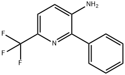 3-Amino-2-phenyl-6-(trifluoromethyl)pyridine Structure