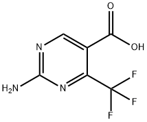 2-氨基-4-三氟甲基嘧啶-5-甲酸, 149771-23-3, 结构式