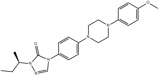 3H-1,2,4-TRIAZOL-3-ONE, 2,4-DIHYDRO-4-[4-[4-(4-METHOXYPHENYL)-1-PIPERAZINYL]PHENYL]-2-(1-METHYLPROPYL)-, (R)-|