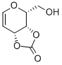 D-GALACTAL CYCLIC 3 4-CARBONATE 化学構造式