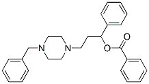 [3-(4-benzylpiperazin-1-yl)-1-phenyl-propyl] benzoate,149848-07-7,结构式