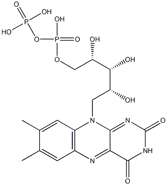 riboflavin 5'-pyrophosphate,14985-41-2,结构式