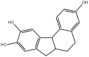 5,6,6a,11b-tetrahydro-3,9,10-trihydroxybenzo(c)fluorene Struktur